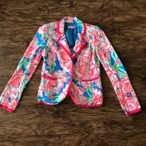 lilly pulitzer lucky charms blazer